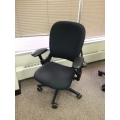 Steelcase Leap Black Cloth Adjustable Task Meeting Chair